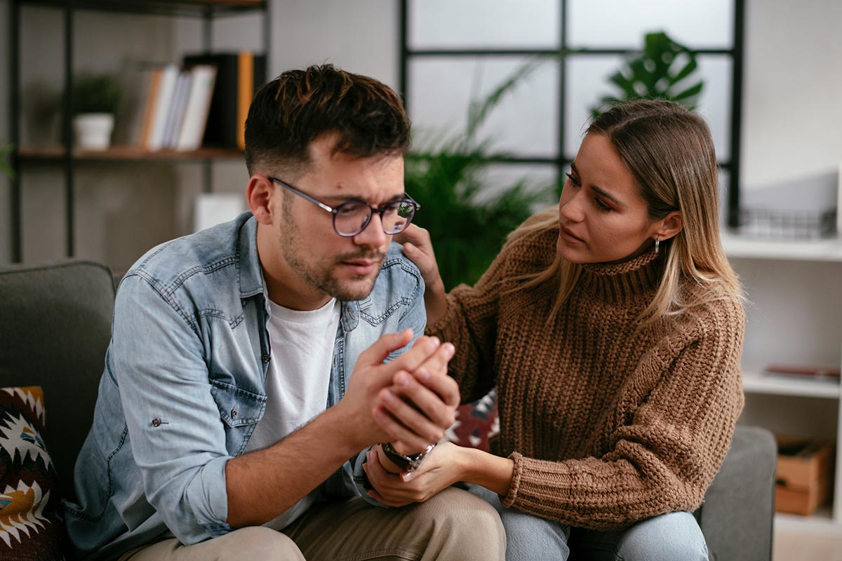 a male client trying to Choose Residential Treatment Over Outpatient Treatment